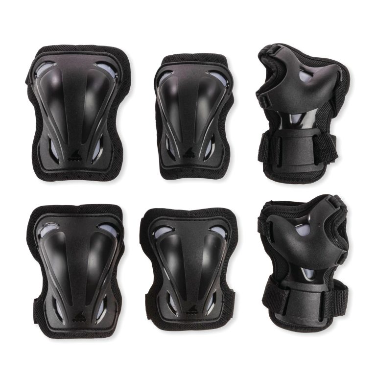 Set de protecție pentru role Rollerblade, SKATE GEAR 3 PACK, 069P0100100, NERO