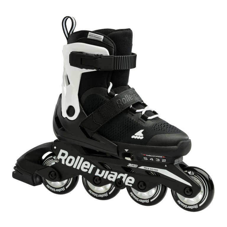 Role pentru copii Rollerblade 07221900787 MICROBLADE NERO/BIANCO, reglabile