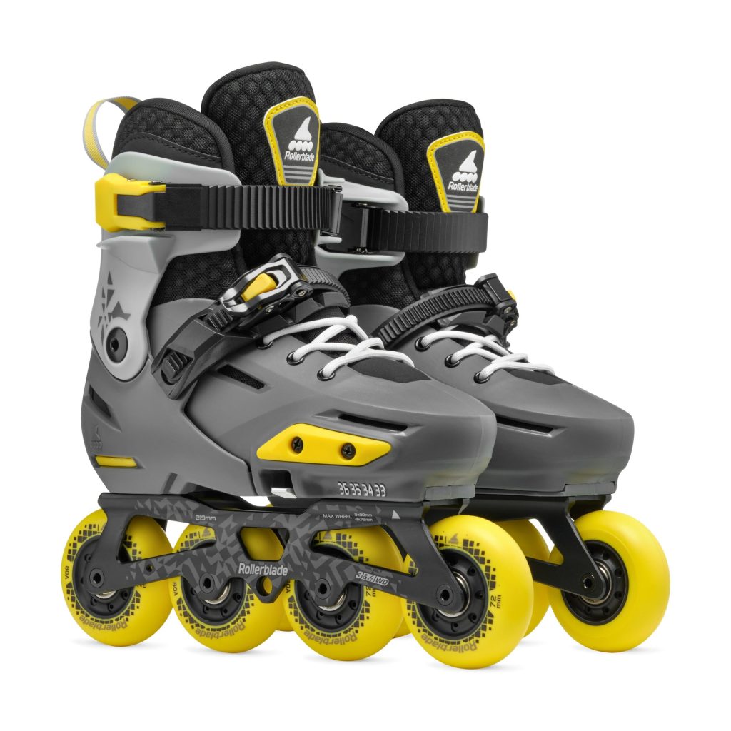 Role, Rollerblade, APEX, 86B0751510NB01, CARBONE/GIALLO - imagine 4
