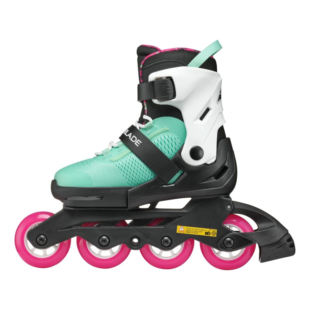 Role, Rollerblade, MICROBLADE XT, 86B0751520NG03, NERO/VERDE MARE - imagine 2