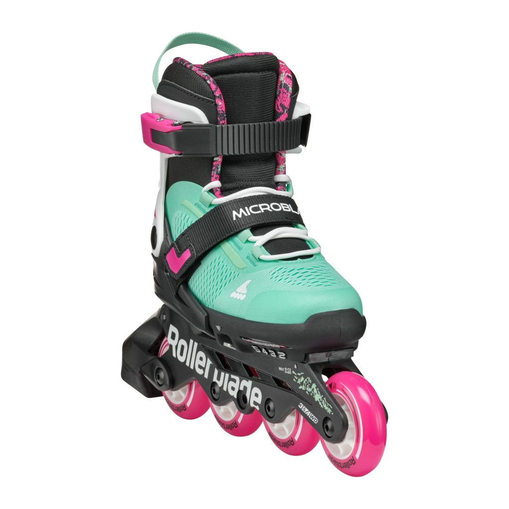 Role, Rollerblade, MICROBLADE XT, 86B0751520NG03, NERO/VERDE MARE - imagine 6