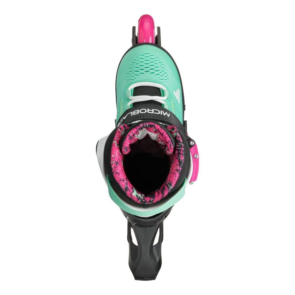 Role, Rollerblade, MICROBLADE XT, 86B0751520NG03, NERO/VERDE MARE - imagine 7