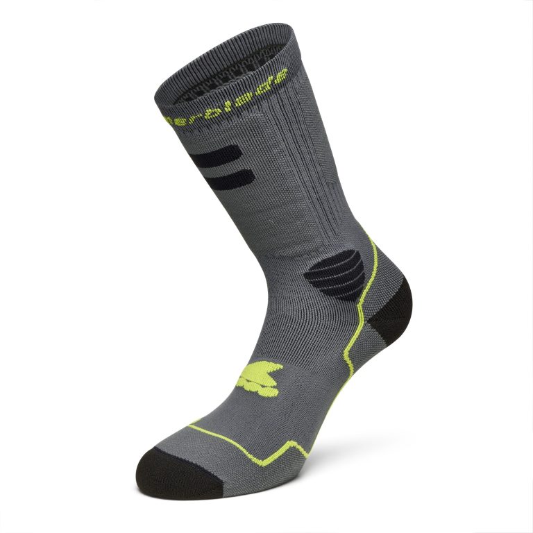 Șosete pentru role, Rollerblade HIGH PERFORMANCE SOCKS, 86L06A5010HB01, ANTRACITE/LIME