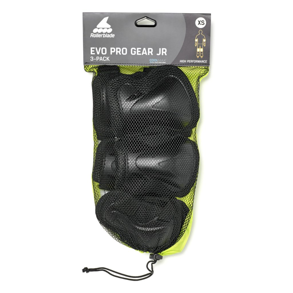 Set de protecție Rollerblade, EVO PRO GEAR JUNIOR 3 PACK, 86P065P020N001, NERO - imagine 3