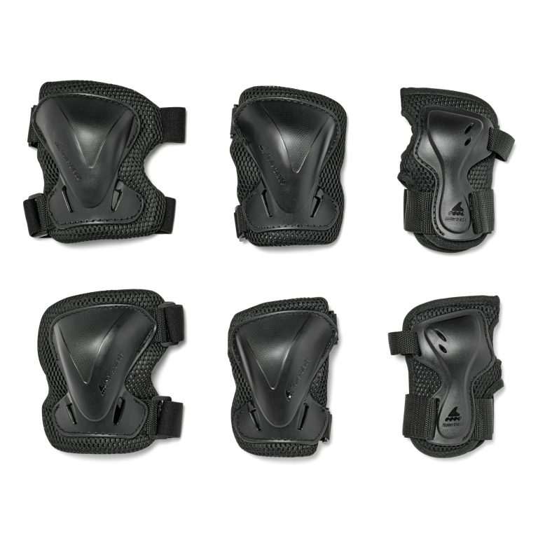 Set de protecție pentru role Rollerblade, EVO PRO GEAR JUNIOR 3 PACK, 86P065P020N001, NERO