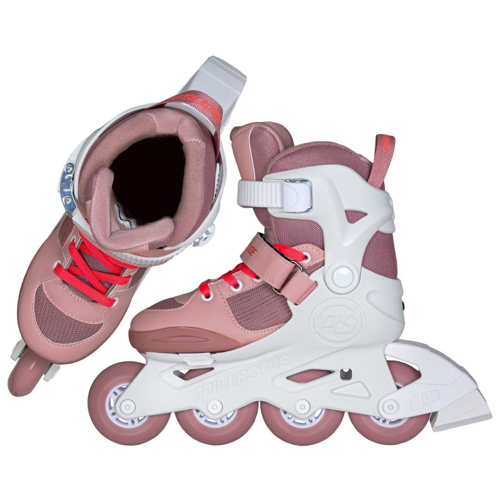 Role pentru copii și fitness, Powerslide Rocket Pale Mauve 940712, ajustabile - imagine 4