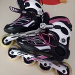 Role pentru maturi Fila Master DF Lady Black/Magenta, size 37, cod 010615275 - imagine 1