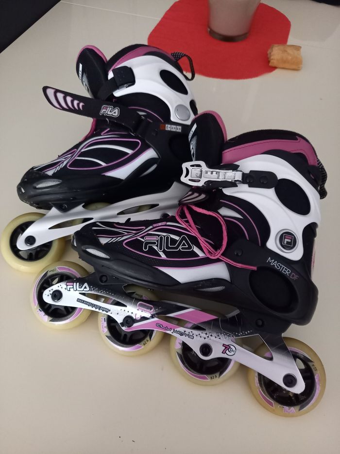 Role pentru maturi Fila Master DF Lady Black/Magenta, size 37, cod 010615275