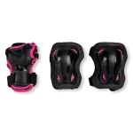 069P03007Y9 Rollerblade SKATE GEAR JUNIOR 3 PACK NERO XS - imagine 2