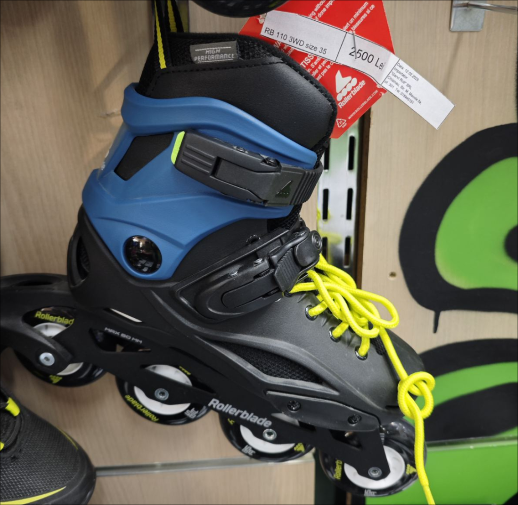 Role RB 110 4WD, 07061300S25, size 35, Black + Blue - imagine 2
