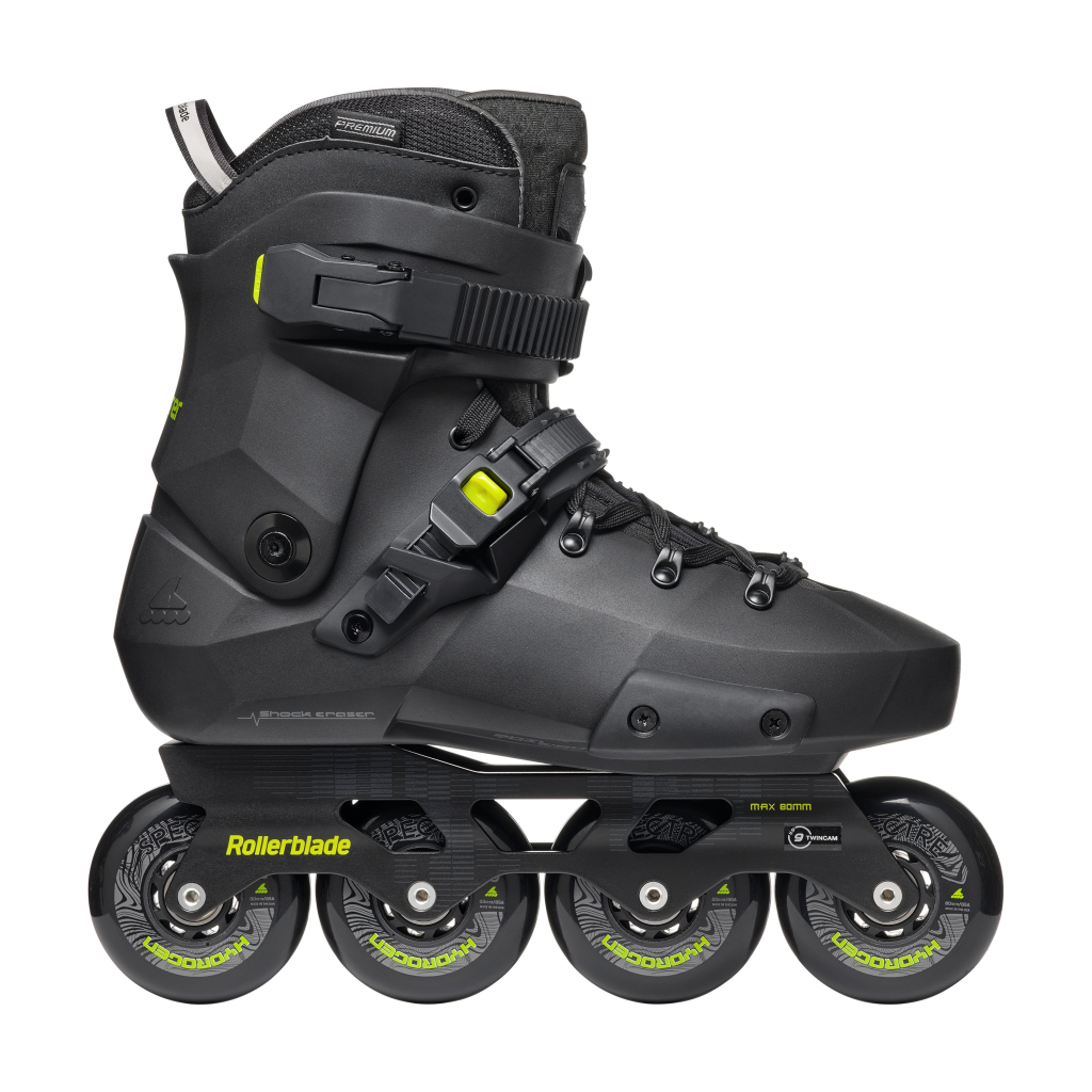 Role, Rollerblade, TWISTER XT, 43-44, 072210001A1, NERO/LIME - imagine 3