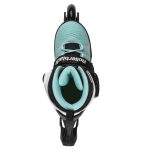 Role pentru copii MICROBLADE 3WD 072217002V6 | Mărimi 28-32, reglabile | Culoare: AQUA/WHITE - imagine 4