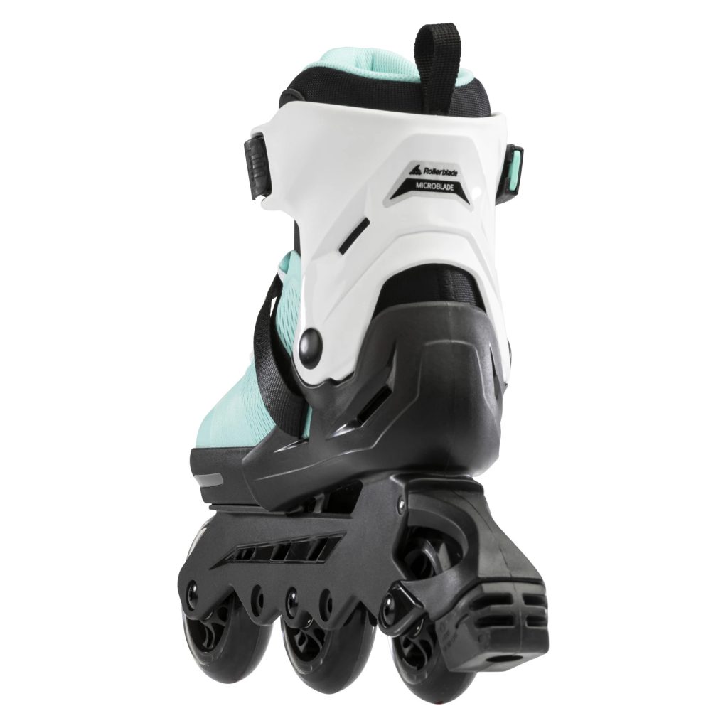 Role pentru copii MICROBLADE 3WD 072217002V6 | Mărimi 28-32, reglabile | Culoare: AQUA/WHITE - imagine 3