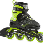 Role Rollerblade 0T101000T83 PHOENIX NERO/VERDE Dimensiune 29-33 – copii, roti 4x72mm, duritate 80A, rulmenti SG3, culisanti - imagine 1