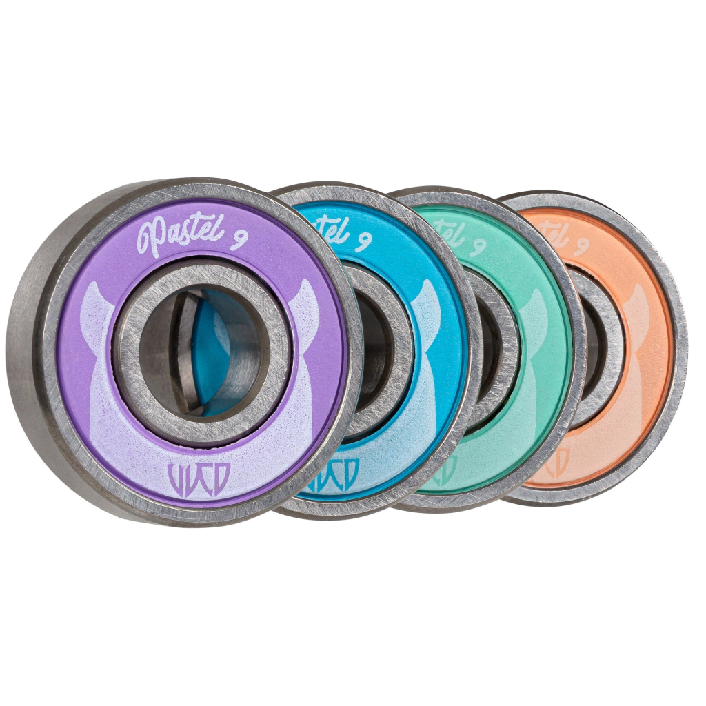 Rulmenți, Wicked, Pastel 9 310089, ABEC 9, 16 bucăți, crom oțel, un singur scut RZ, pentru role inline - imagine 12