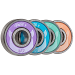 Rulmenți, Wicked, Pastel 9 310089, ABEC 9, 16 bucăți, crom oțel, un singur scut RZ, pentru role inline - imagine 12