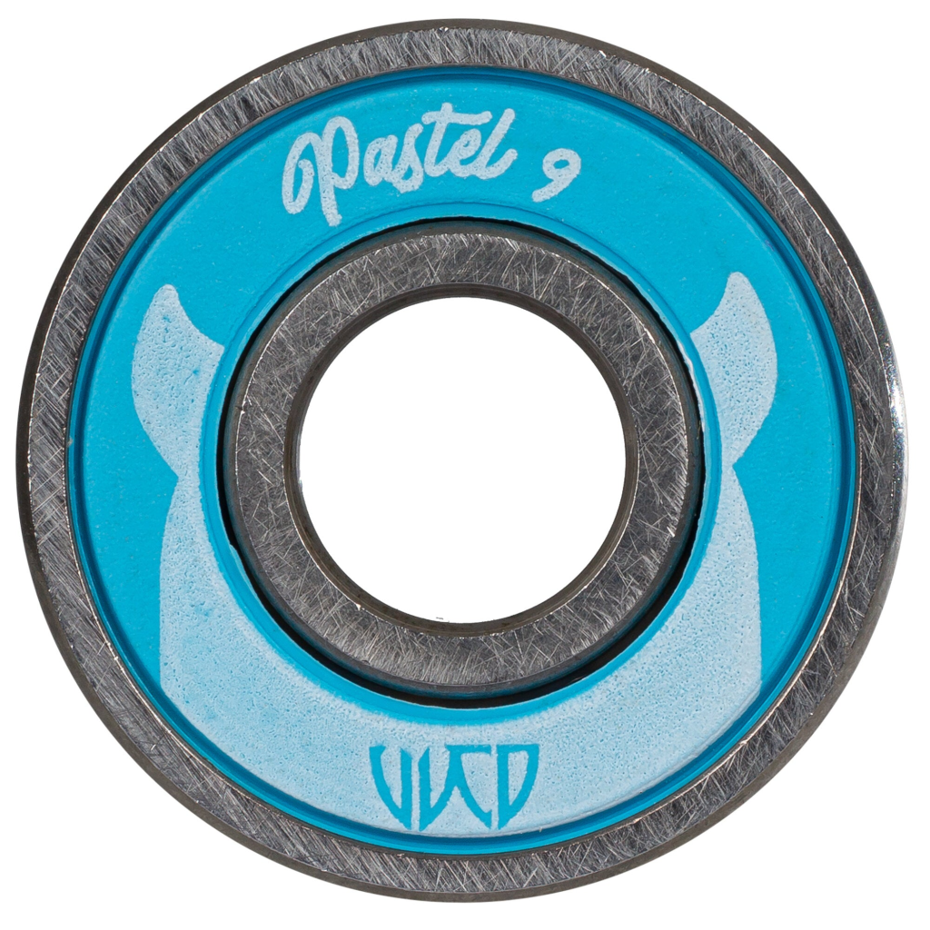 Rulmenți, Wicked, Pastel 9 310089, ABEC 9, 16 bucăți, crom oțel, un singur scut RZ, pentru role inline - imagine 2