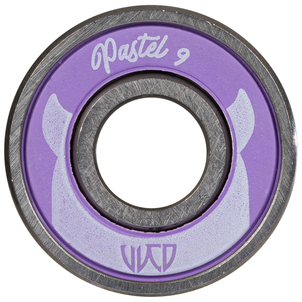 Rulmenți, Wicked, Pastel 9 310089, ABEC 9, 16 bucăți, crom oțel, un singur scut RZ, pentru role inline - imagine 9