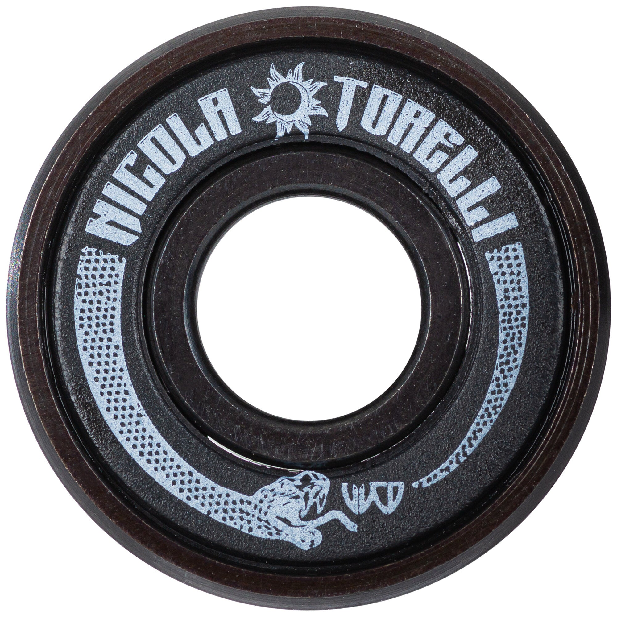 Rulmenți inline, Wicked, Nicola Torelli 310098, 6 bile cromate, scut 2RS, negru 16-pack