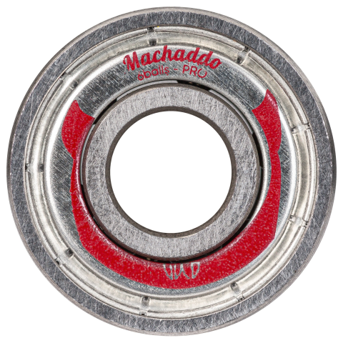 Rulmenți pentru role, Wicked, Nicoly Machaddo 310099, 6 bile cromate, scut metalic dublu, argintiu 16-pack