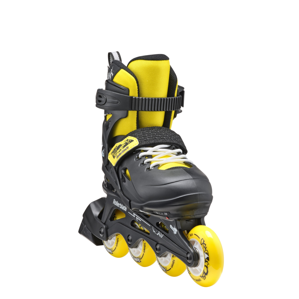 Role, Rollerblade, FURY, 33-38, 7373500800, NERO/GIALLO - imagine 2