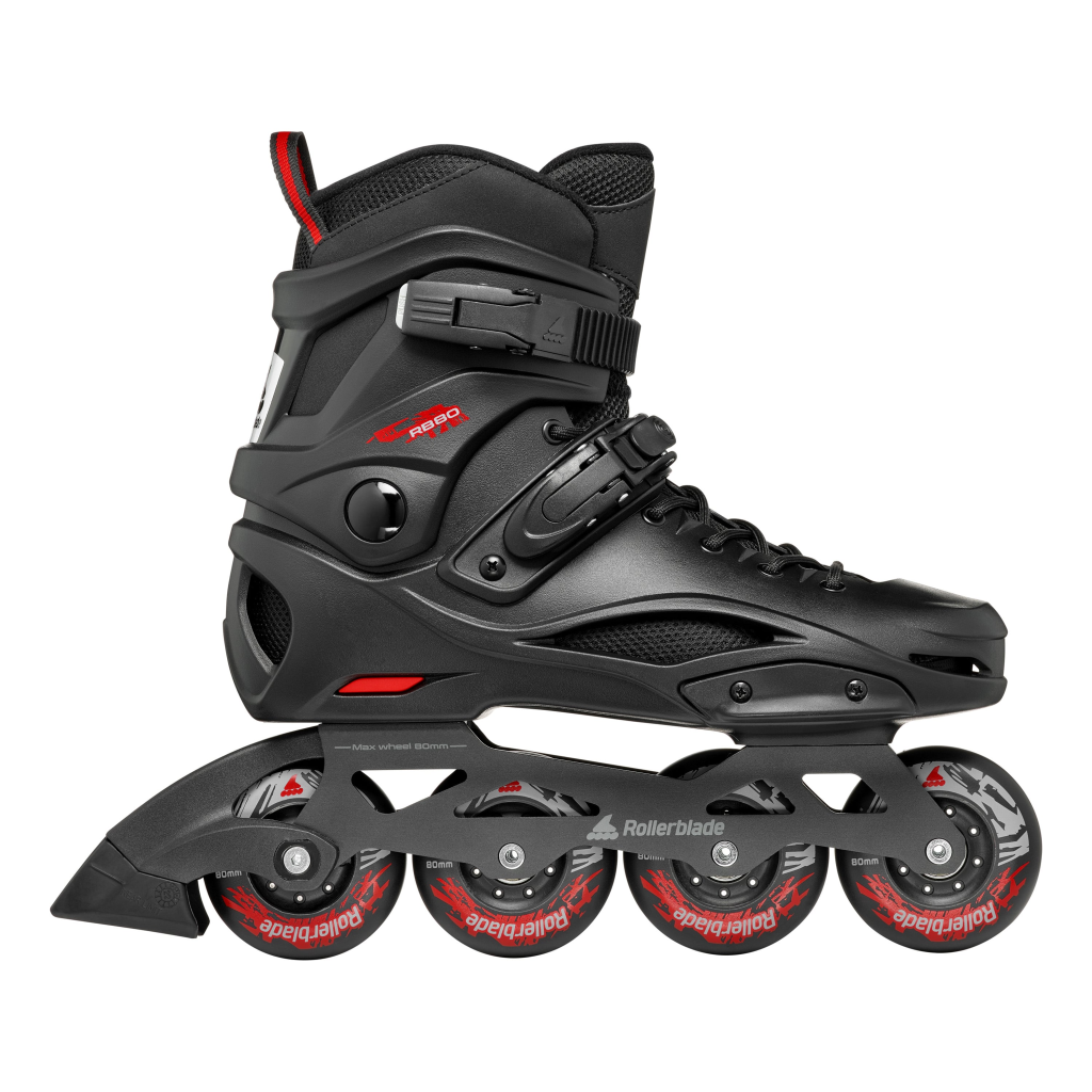 Role, Rollerblade, RB 80, 47, 7400500741, NERO/ROSSO - imagine 3