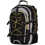 Rucsac pentru role, Kizer, 800956, 58x38x23cm, 50L+, poliester și nailon rezistent, negru/gri/galben - imagine 1