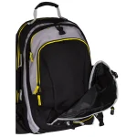Rucsac pentru role, Kizer, 800956, 58x38x23cm, 50L+, poliester și nailon rezistent, negru/gri/galben - imagine 3