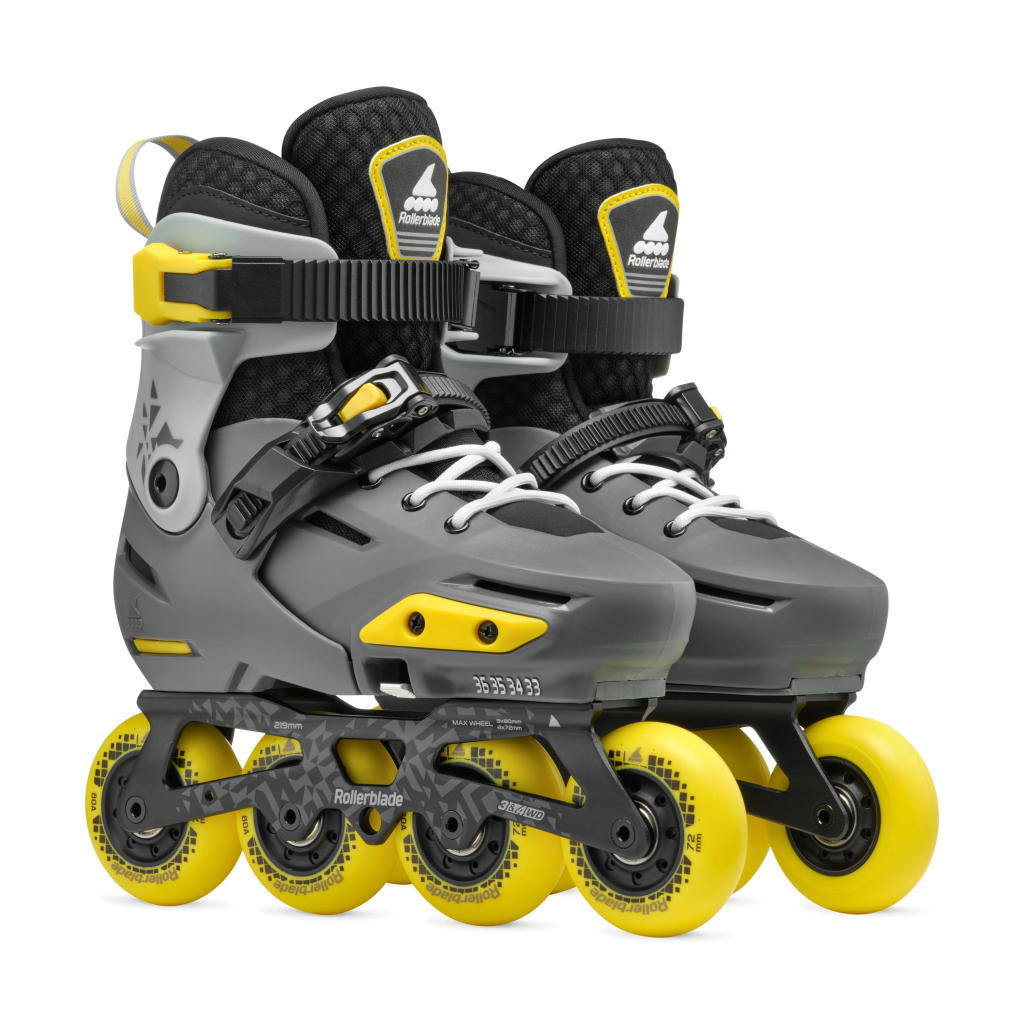 Role, Rollerblade, APEX, 37-40.5, 86B0751510NB01, CARBONE/GIALLO - imagine 7