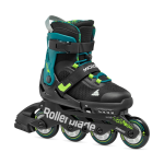 Role, Rollerblade, MICROBLADE XT, 86B0751520NG02, NERO/VERDE PETROLIO - imagine 1