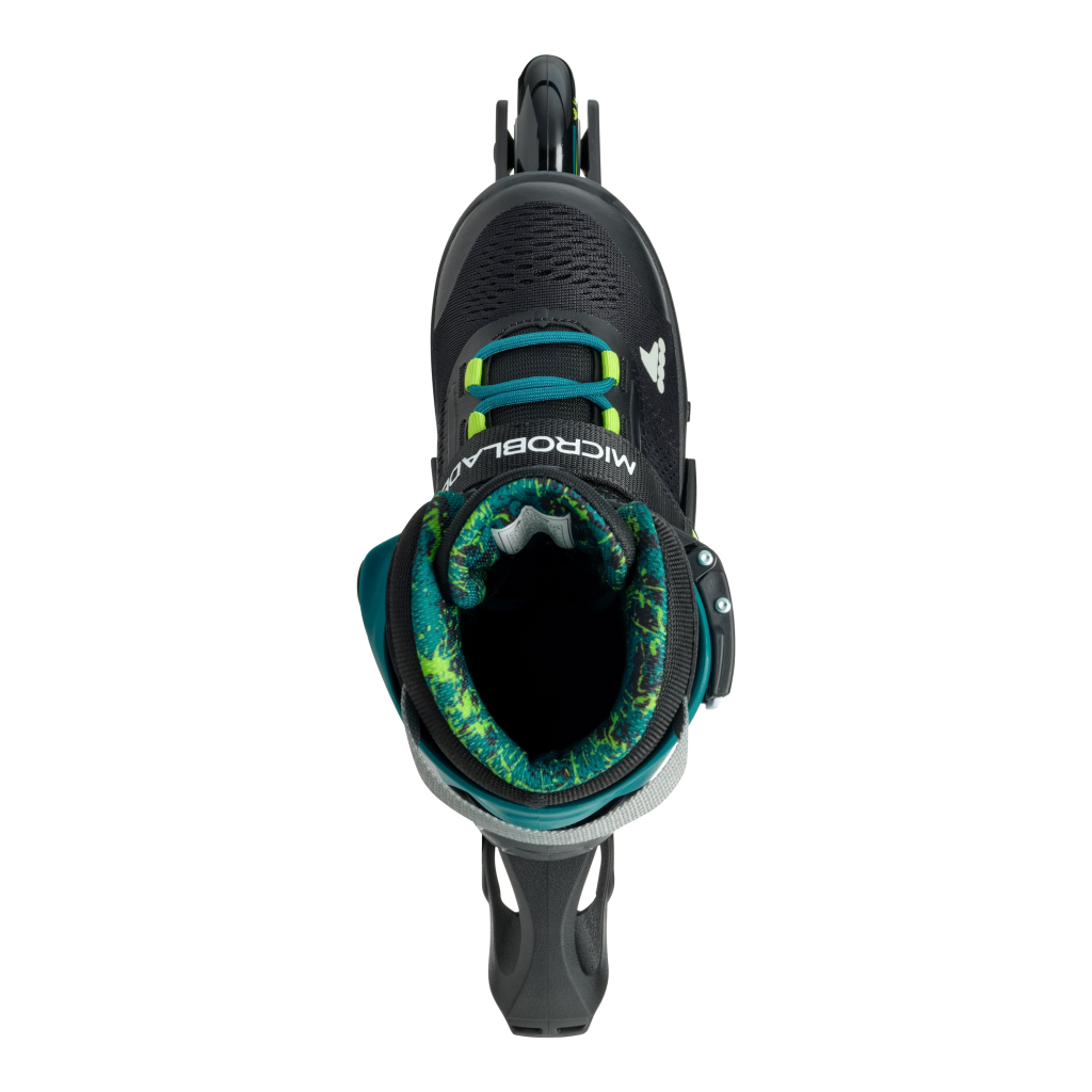 Role, Rollerblade, MICROBLADE XT, 28-32, 86B0751520NG02, NERO/VERDE PETROLIO - imagine 6