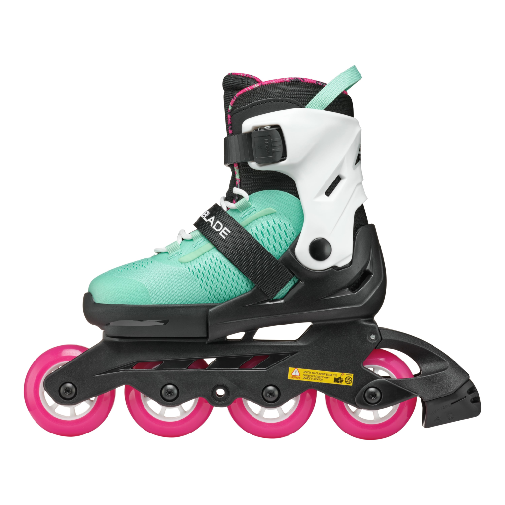 Role, Rollerblade, MICROBLADE XT, 28-32, 86B0751520NG03, NERO/VERDE MARE - imagine 3