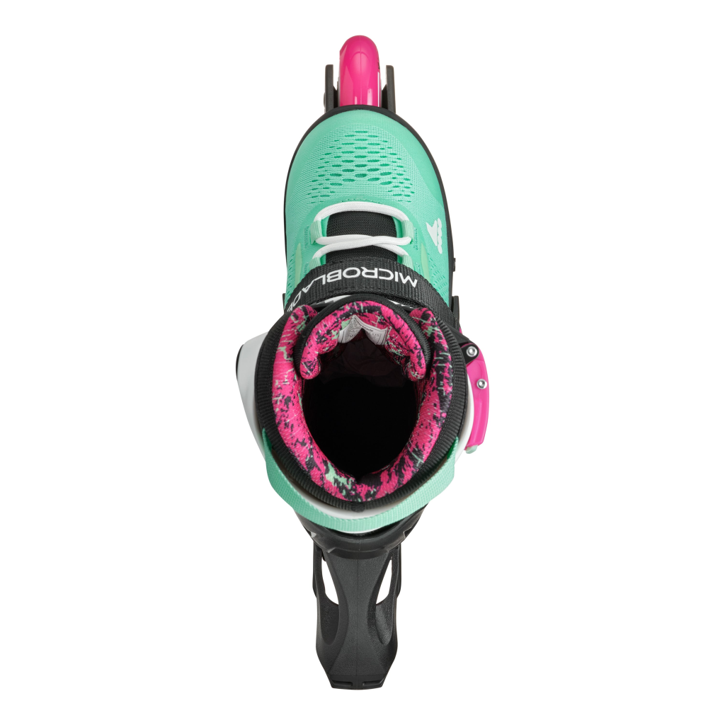 Role, Rollerblade, MICROBLADE XT, 28-32, 86B0751520NG03, NERO/VERDE MARE - imagine 6