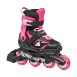 Role Rollerblade 86B0751530NJ02 MICROBLADE NERO/ROSA Dimensiunea 28-32 – copii, roti 4x72mm, duritate 80A, rulmenti SG3, culisanti - imagine 1