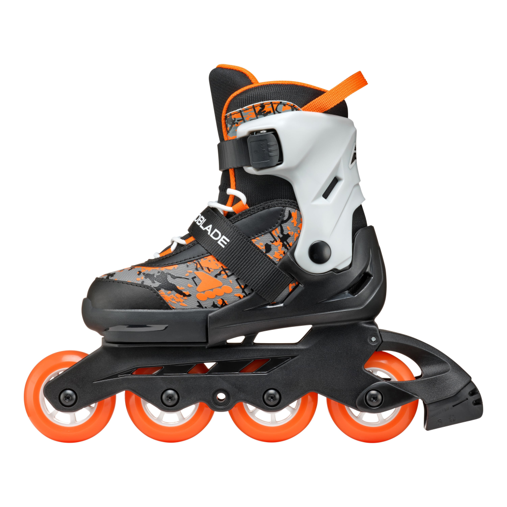 Role, Rollerblade, MICROBLADE SL, 33-36.5, 86B0751540NC01, NERO/ARANCIO - imagine 3