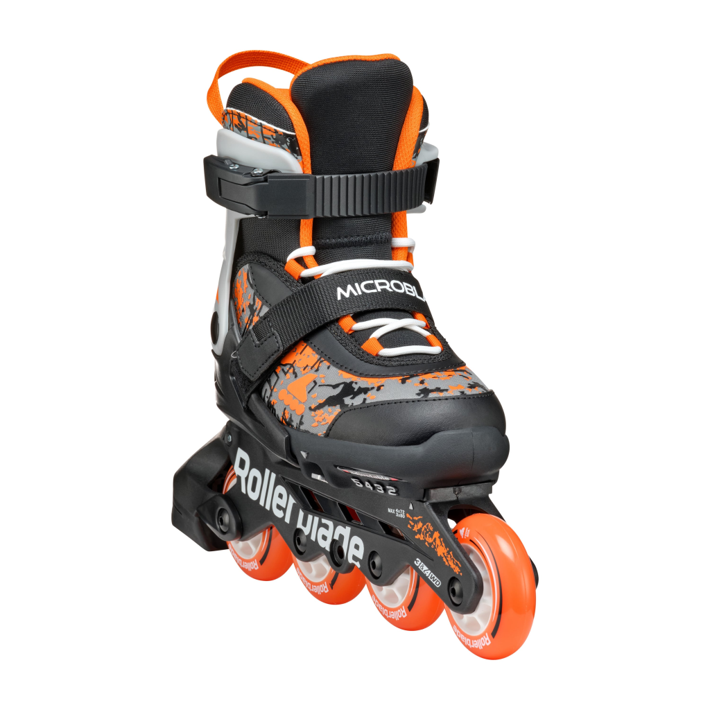 Role, Rollerblade, MICROBLADE SL, 36-40.5, 86B0751540NC01, NERO/ARANCIO - imagine 5