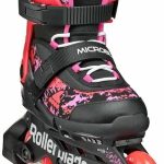 Role, Rollerblade, MICROBLADE SL, , NERO/CORALLO - imagine 3
