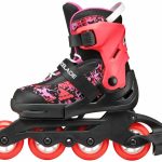 Role, Rollerblade, MICROBLADE SL, , NERO/CORALLO - imagine 5