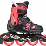 Role, Rollerblade, MICROBLADE SL, , NERO/CORALLO - imagine 7