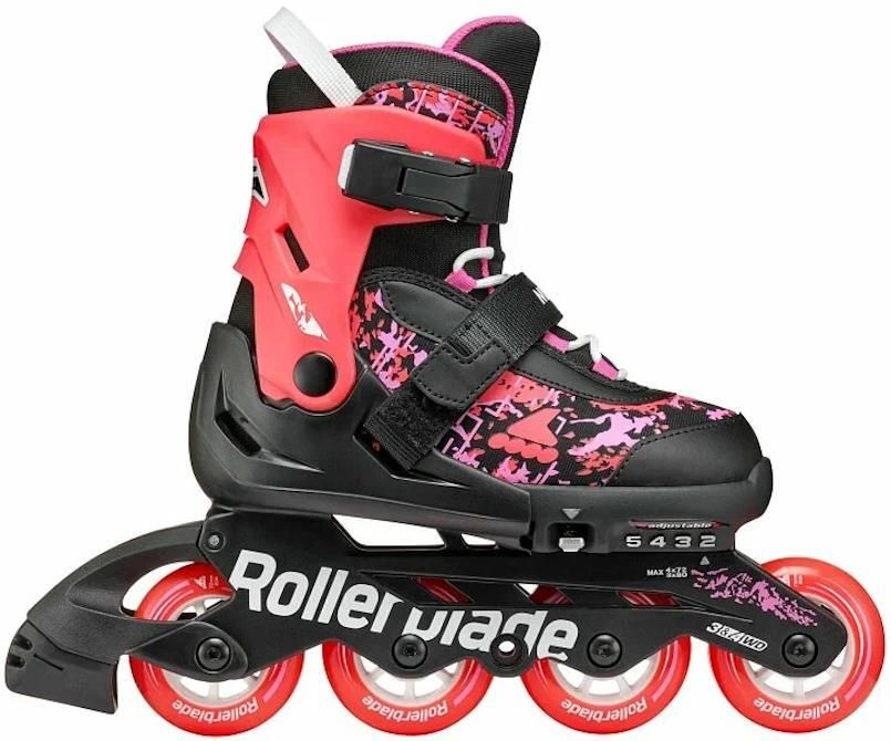Role, Rollerblade, MICROBLADE SL, 36-40.5, 86B0751540ND02, NERO/ARANCIO - imagine 4