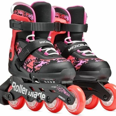 Role, Rollerblade, MICROBLADE SL, 28-32, 86B0751540ND02, NERO/CORALLO