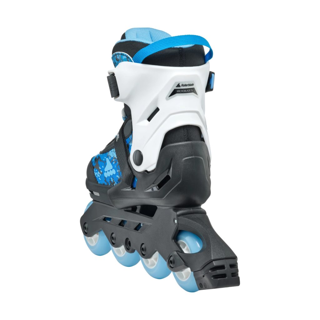 Role pentru copii Rollerblade MICROBLADE SL, 33-36.5, 86B0751540ND02, BLACK/SKY BLUE - imagine 4