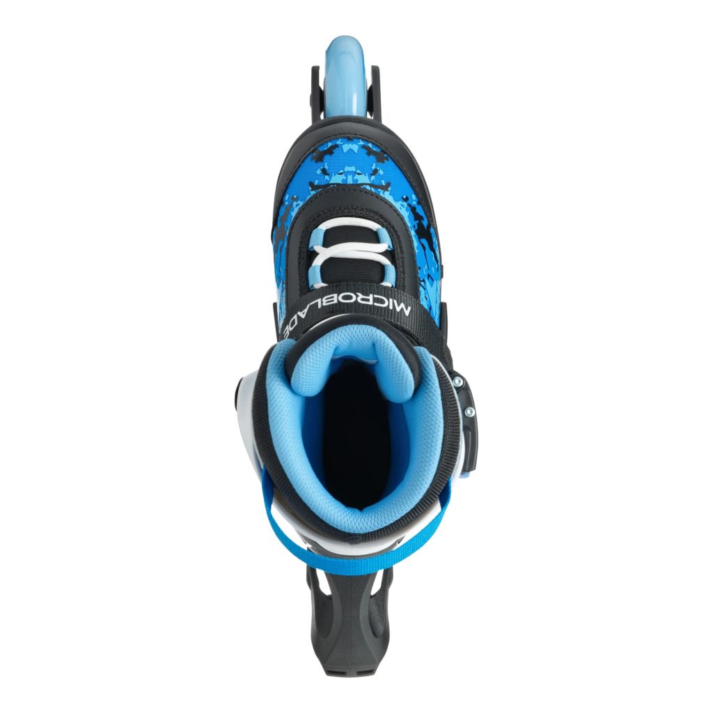Role pentru copii Rollerblade MICROBLADE SL, 33-36.5, 86B0751540ND02, BLACK/SKY BLUE - imagine 3
