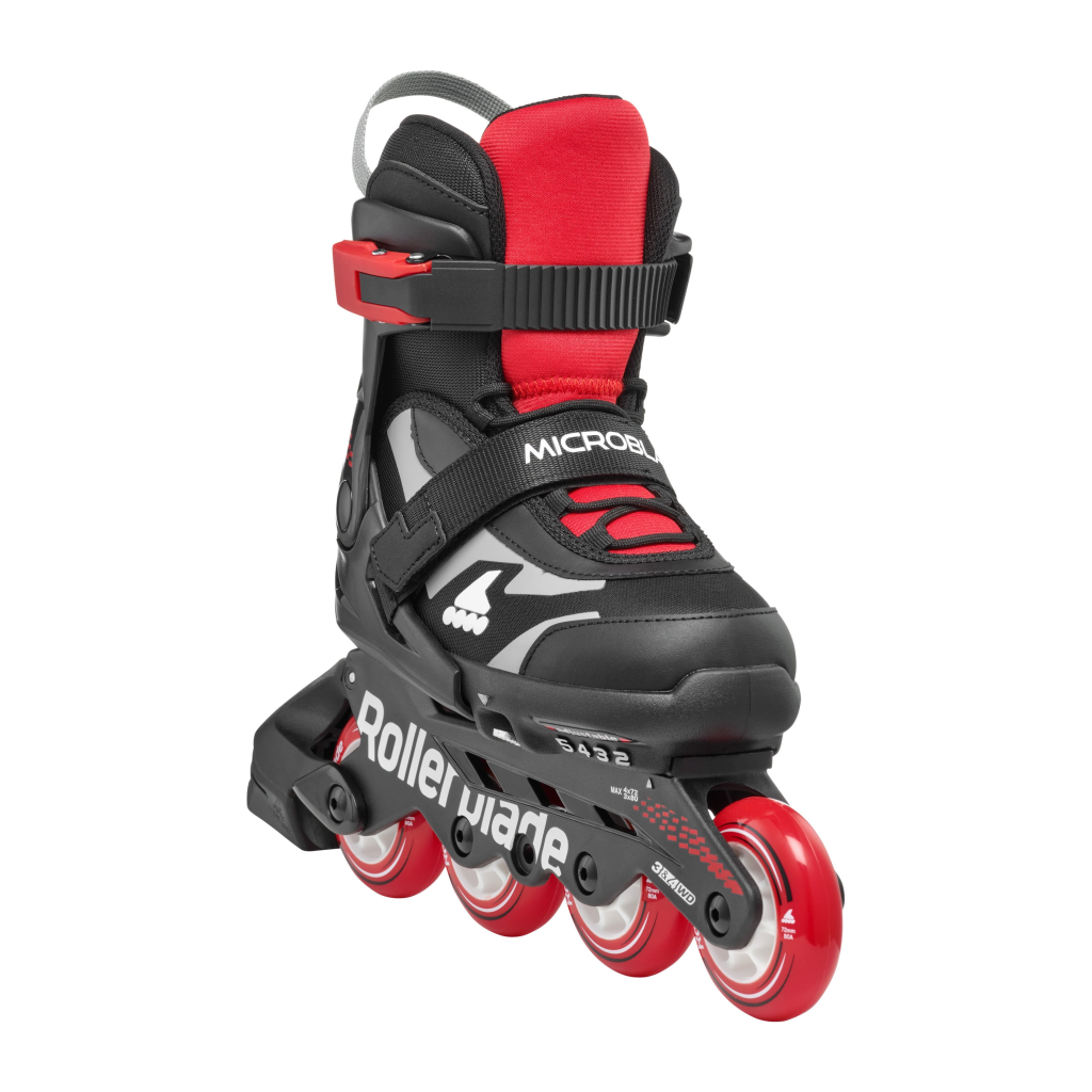 Role, Rollerblade, MICROBLADE COMBO, 28-32, 86B0751550ND01, NERO/ROSSO – rollerskates only - imagine 4