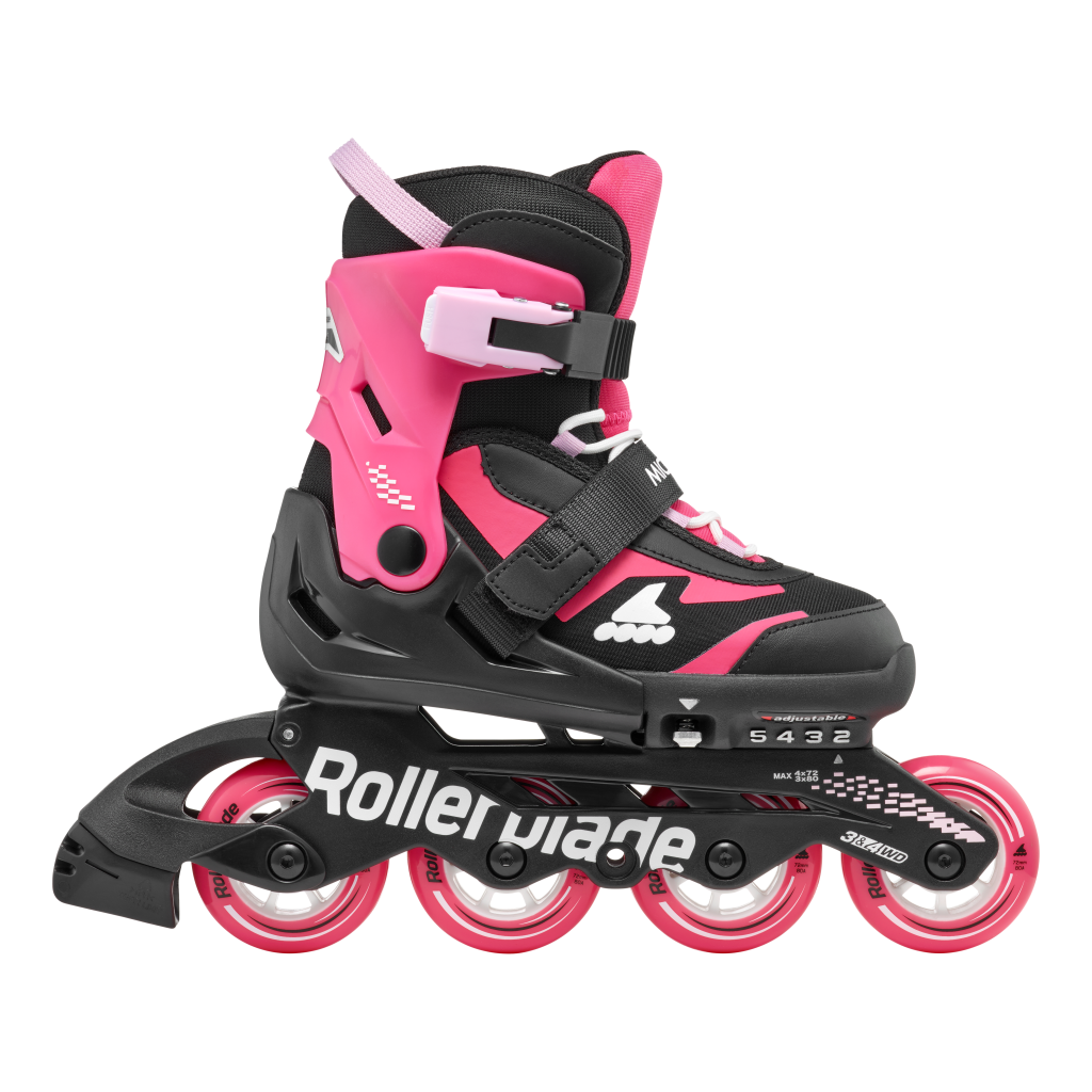 Role, Rollerblade, MICROBLADE COMBO, 33-36.5, 86B0751550NJ02, NERO/ROSA - imagine 2