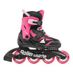 Детские роликовые коньки Rollerblade MICROBLADE COMBO, размер 33–36.5, черный/розовый — изображение 2