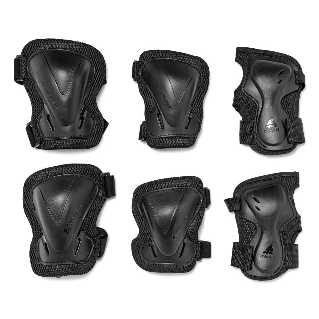 Kit de protecție Rollerblade 86P065P010N001 Rollerblade EVO PRO GEAR 3 PACK BLACK M - Genunchiere, Cotiere, Protecții pentru încheietura mâinii, Rezistenta
