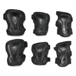 Kit de protecție Rollerblade 86P065P010N001 Rollerblade EVO PRO GEAR 3 PACK BLACK M – Genunchiere, Cotiere, Protecții pentru încheietura mâinii, Rezistenta - imagine 2