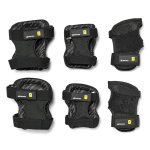 Kit de protecție Rollerblade 86P065P010N001 Rollerblade EVO PRO GEAR 3 PACK BLACK M – Genunchiere, Cotiere, Protecții pentru încheietura mâinii, Rezistenta - imagine 3
