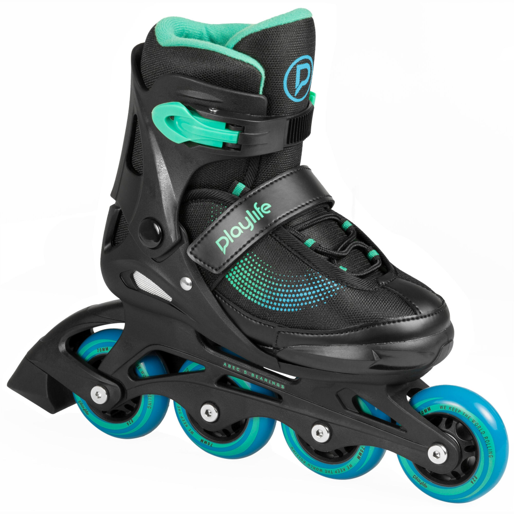 Role de fitness, Playlife, Joker Blue Sky Combo 880327, roți 82A, 31-34 cadru polipropilenă, liner EVA, mărimi reglabile - imagine 2